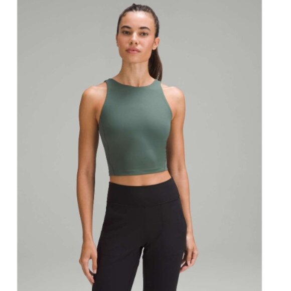 Lululemon Align High-Neck Tank Top, Dark Forest Green | Size 6 - Picture 1 of 7